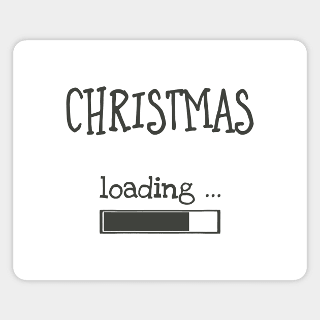 Christmas Loading Magnet by JunkyDotCom